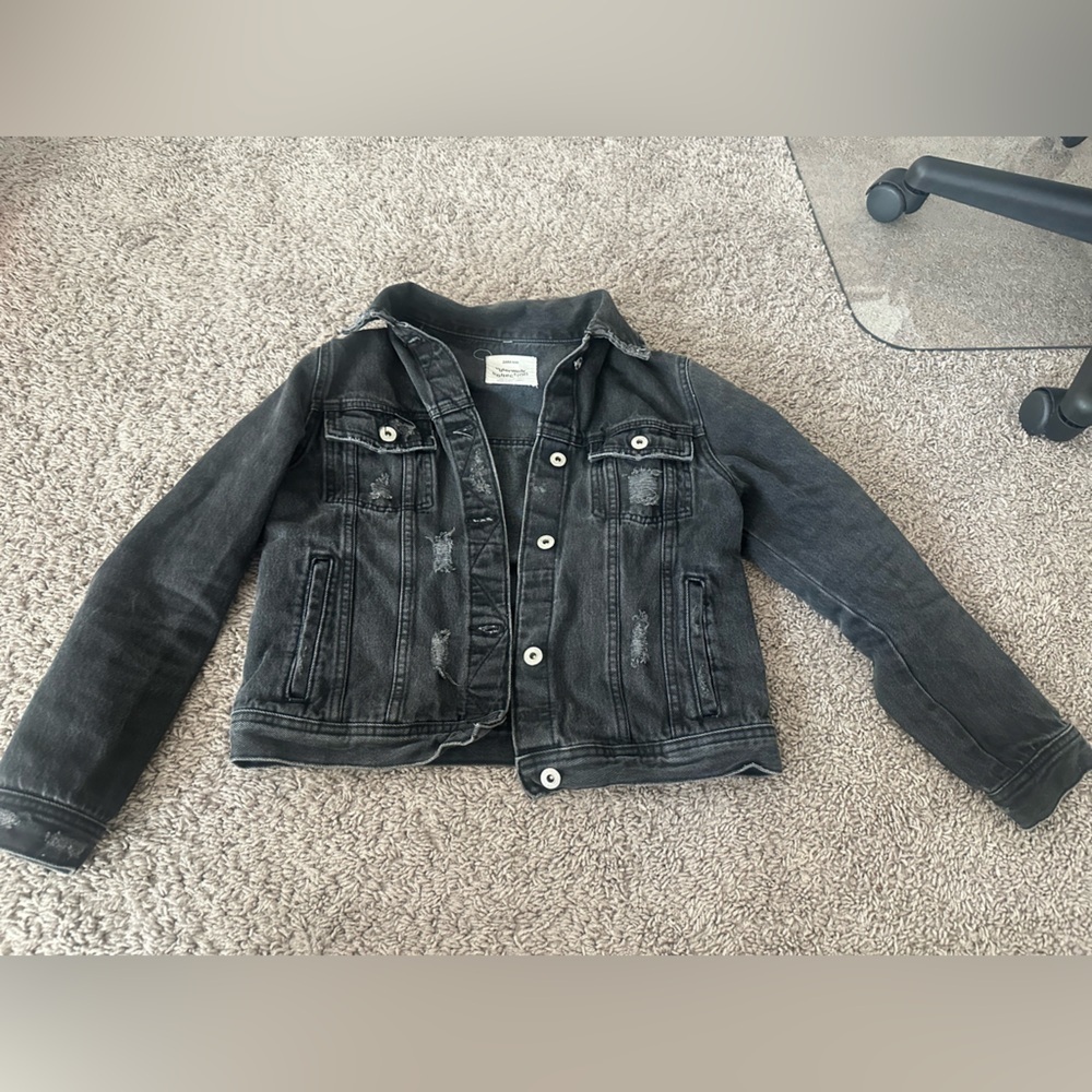 Zara Black Jeans Jacket - Picture 1 of 4
